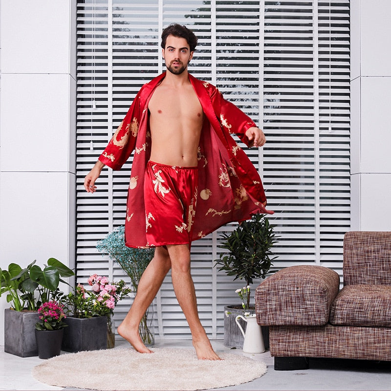 Kimono Pyjama Japonais Homme Pyjama Original