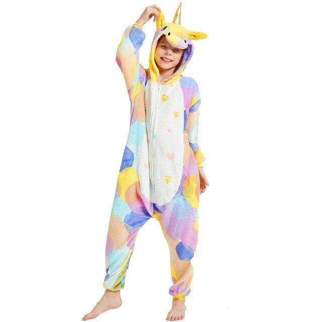 Pyjama Licorne Fille Multicolore Pyjama Original