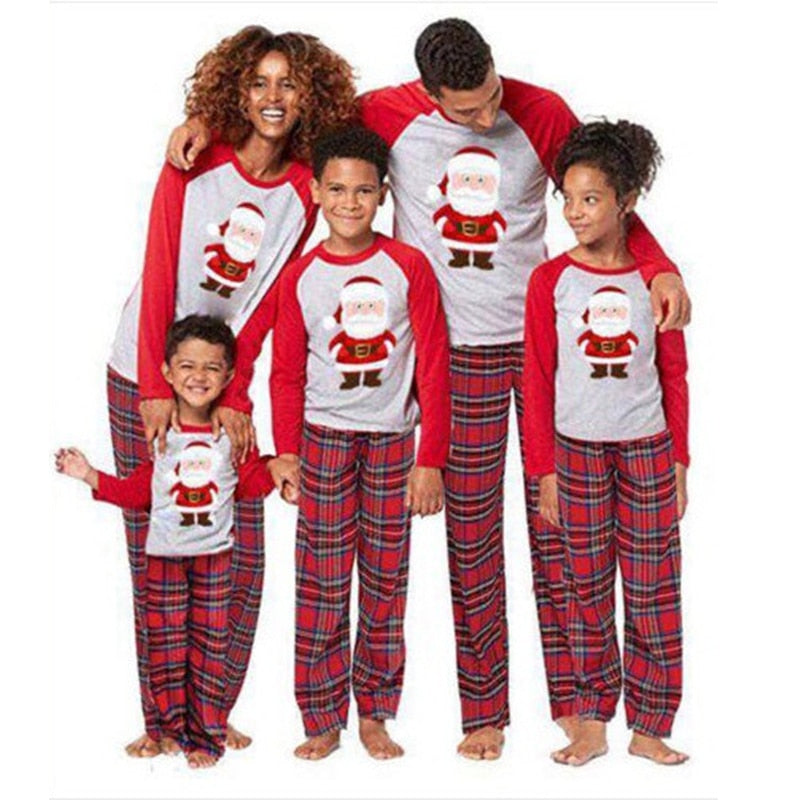 Noël Famille Matching Femmes Hommes Enfants Bébé Pyjama Noël Chemise de  nuit Pyjama