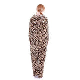 Pyjama léopard pour adulte vue dos