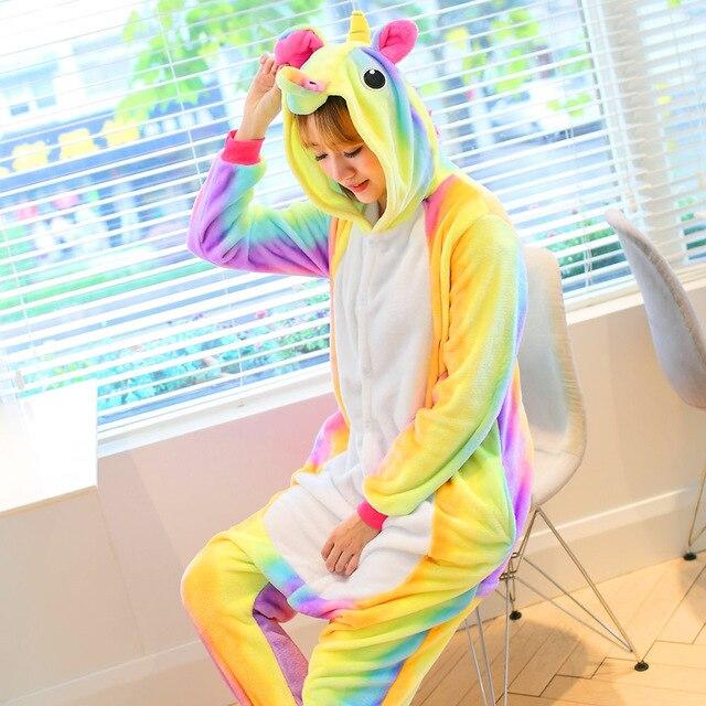 Combinaison pyjama licorne unisexe une pièce - Pour filles ou garçons Combinaison pyjama licorne unisexe une pièce - Pour filles ou garçons