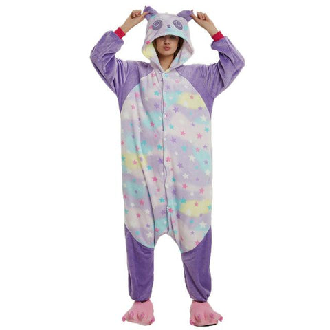 combinaison pyjama panda adulte