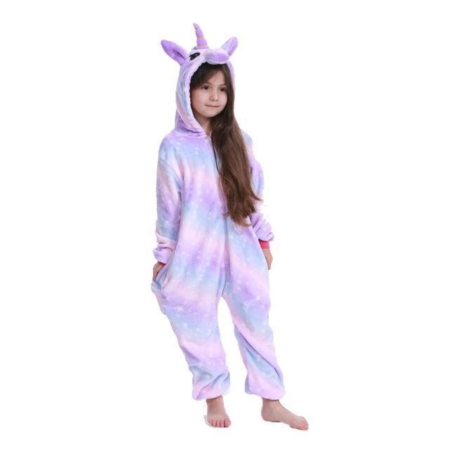 Pyjama Licorne Fille Tricolore