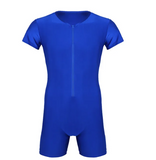 Pyjama Été Homme Moulant Bleu