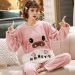 Pyjama Hiver Motif Cochon