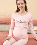 Pyjama Femme Enceinte 02 Pièces Rose