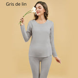 Pyjama Femme Enceinte 02 Pièces Gris de lin