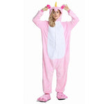 Combinaison pyjama licorne adulte rose