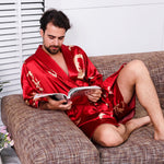 Kimono Pyjama Japonais Homme Satin