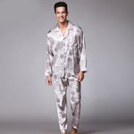 Ensemble Pyjama Homme Imprimé Couleur Gris