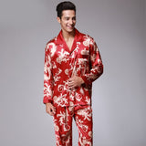 Ensemble Pyjama Homme Imprimé Couleur Rouge