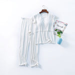 Pyjama de Grossesse et d'Allaitement Blanc