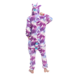 Pyjama Licorne Femme rose et violet