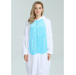 Pyjama Licorne femme blanc et bleu