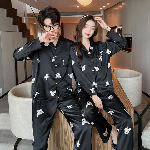 Pyjama Satin Couple