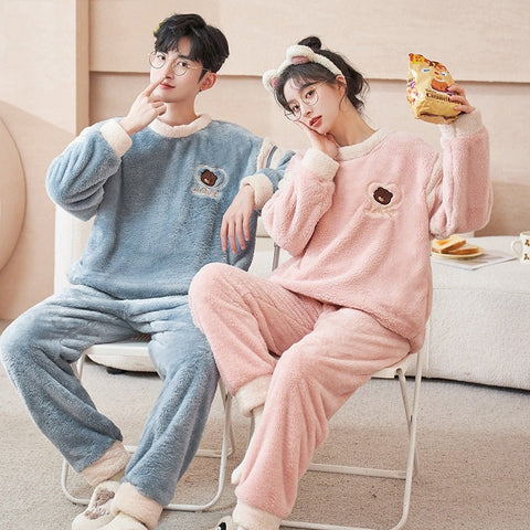 Pyjama Couple Hiver 