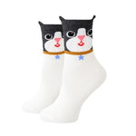 chaussette effigie chat