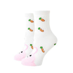 chaussette fantaisie lapin 