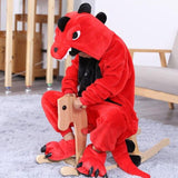 Pyjama animaux enfant dragon rouge