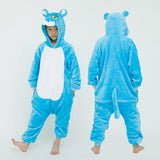 Pyjama animaux enfant panthère bleu
