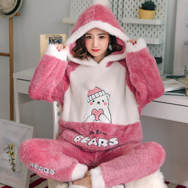 Pyjama Pilou Pilou Chat Pyjama Kawaii Femme Pyjama Pilou Pilou