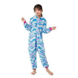 pyjama licorne fille bleu