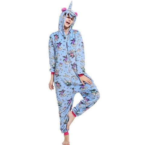 pyjama motif licorne femme